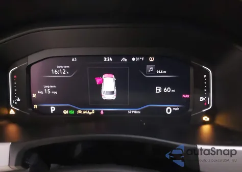 2023 Volkswagen Atlas 3.6L V6 Sel z USA, uszkodzony, nr VIN 1V2BR2CA4PC506310